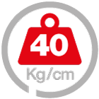 max load 40 [kg/cm]